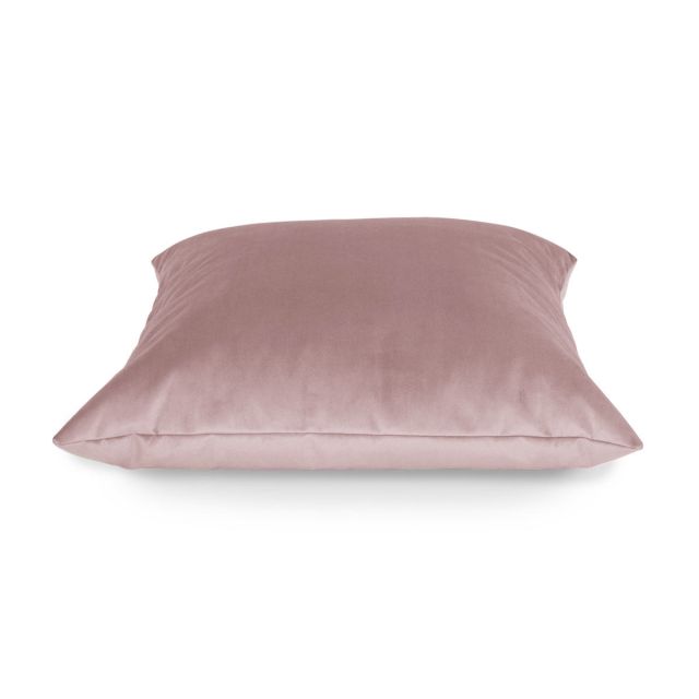 Designer Velvet Cushion Bean Bag - Square - Blush Pink
