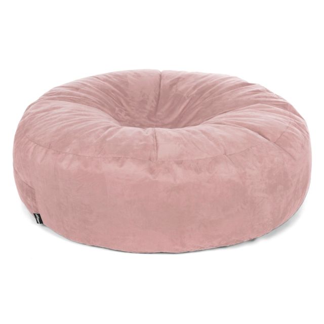 Faux Suede Ingot Bean Bag - Replacement Cover-Small - Cover Only-(Faux Suede) Blush Pink