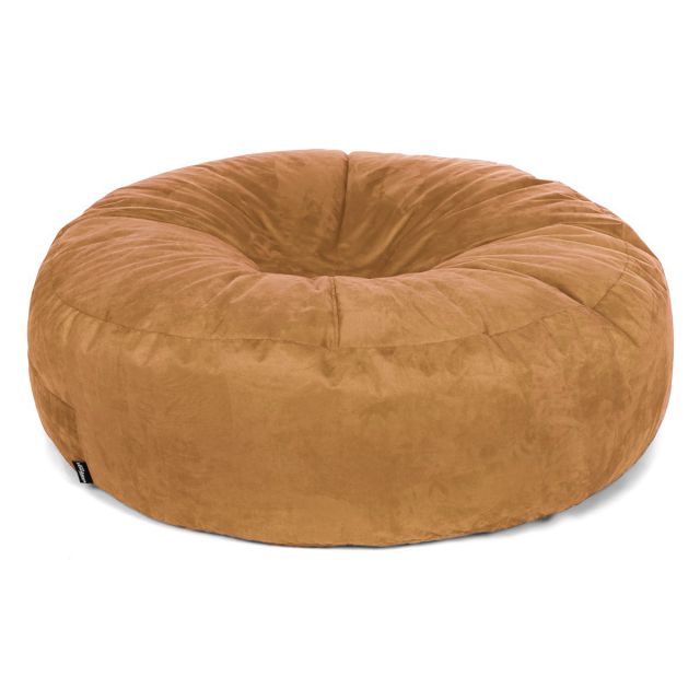 Faux Suede Ingot Bean Bag - Replacement Cover-Small - Cover Only-(Faux Suede) Mustard