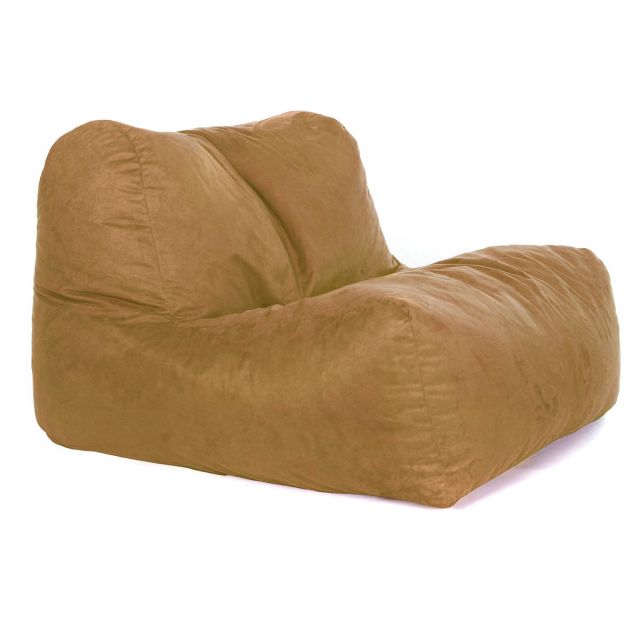Faux Suede layZ Bean Bag - Replacement Cover-Small - Cover Only-(Faux Suede) Mustard