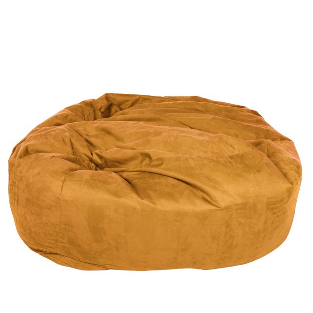 Faux Suede Monster Bean Bag - Replacement Cover-Mini Monster - Cover Only-(Faux Suede) Mustard
