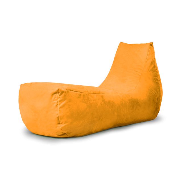 Faux Suede Recliner Bean Bag - Replacement Cover-Kids - Cover Only-(Faux Suede) Mustard