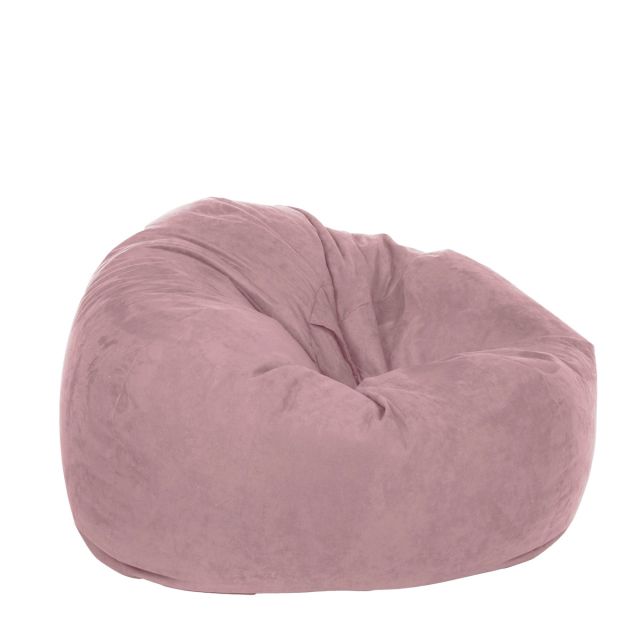 Faux Suede Retro Classic Bean Bag - Replacement Cover-Small - Cover Only-(Faux Suede) Blush Pink