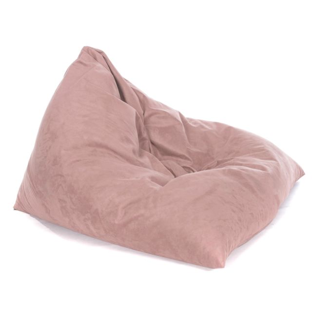 Faux Suede Tri-Gamer Bean Bag - Replacement Cover-Standard - Cover Only-(Faux Suede) Blush Pink