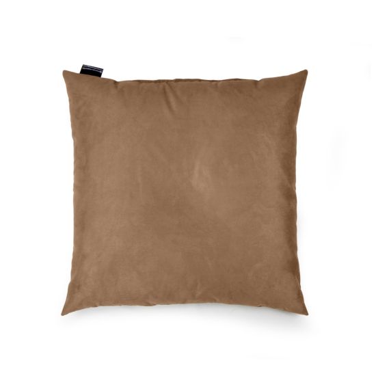 Faux Suede Cushion Bean Bag - Square - Caramel, Top
